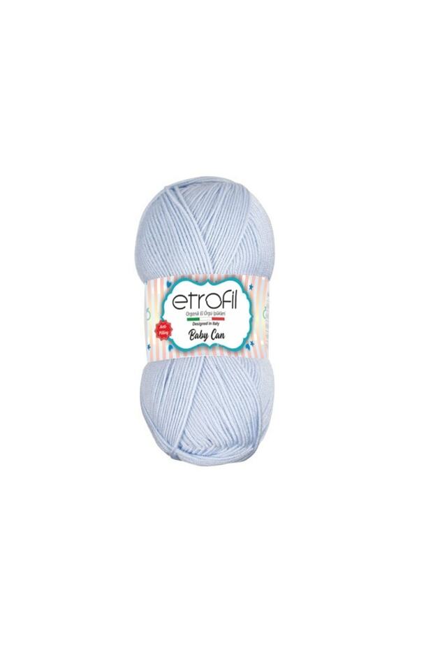 Baby Can 100 Gr 250m Hand Knitting Thread 80005 Baby Blue