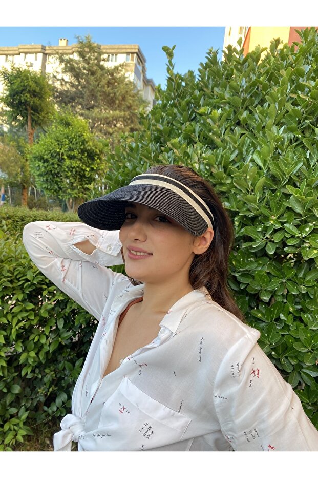 مسحوق مخطط قناع قبعة - 3