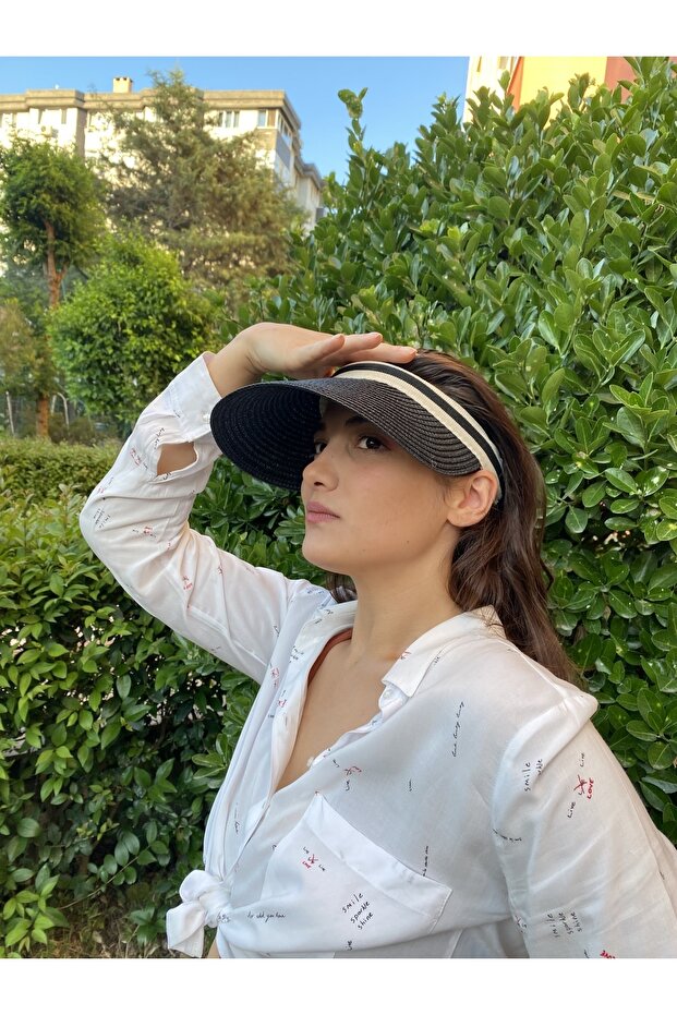 مسحوق مخطط قناع قبعة - 4