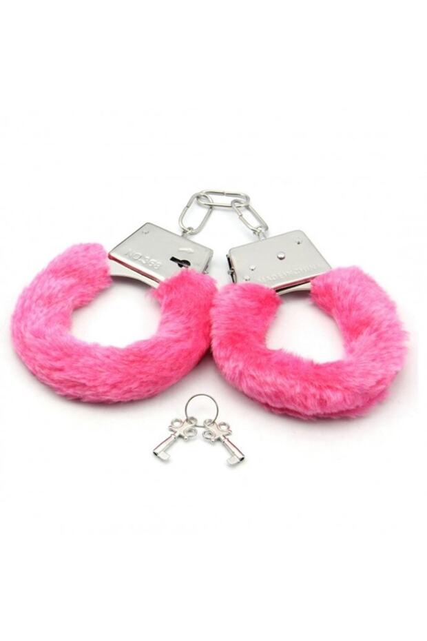 Pembe Peluş Kelepçe - 1
