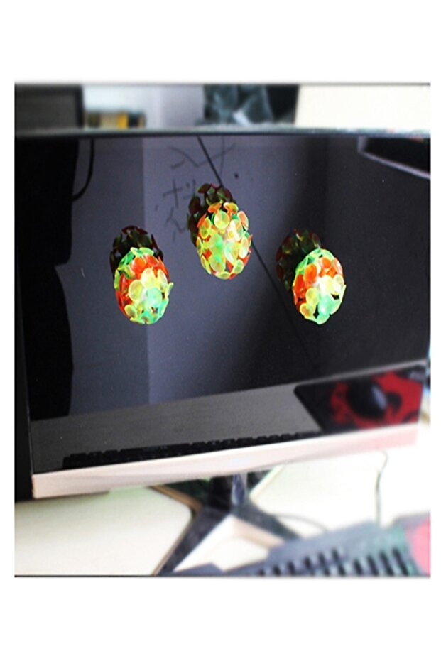 Vantuz Top Cama Yapışan Virüs Şekilli Popit Vantuzlu Top Stres Oyunu - 2