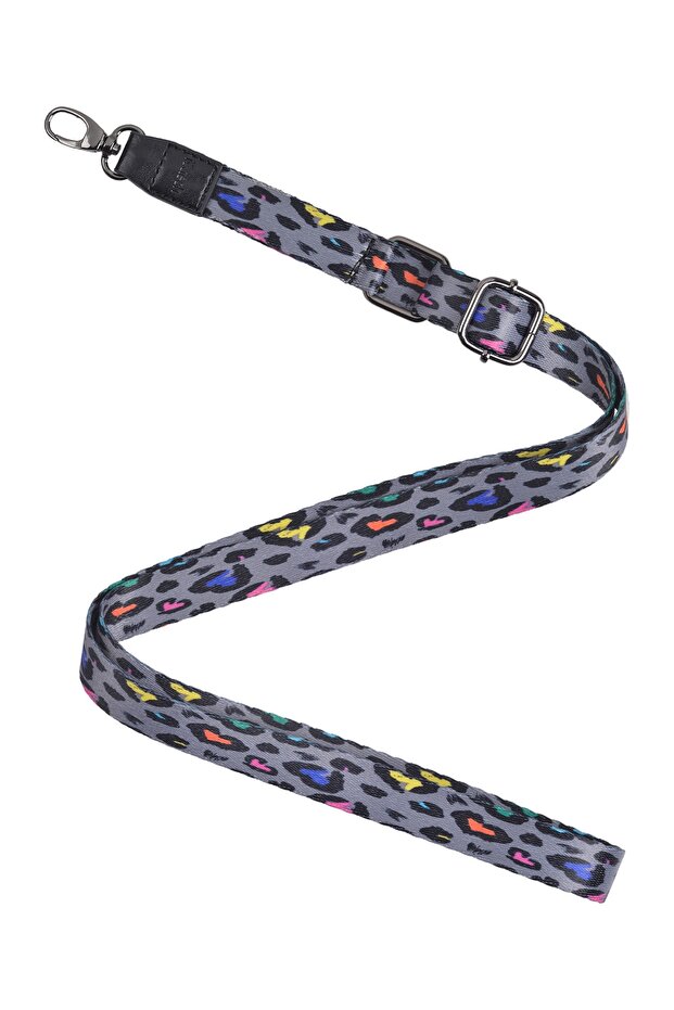 Leopard Yassı Telefon Boyun Askısı - 4