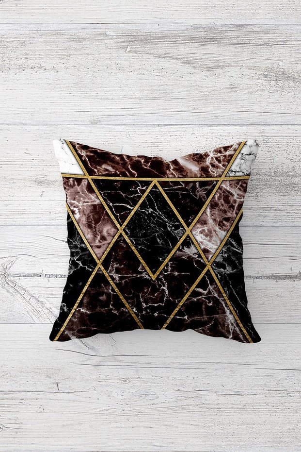 One Side Printed Hidden Zipper Decorative Pillowcase Throw Pillow Case Seat Pillowcase