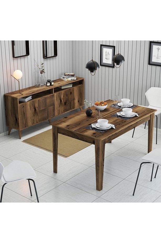 Variant Milan Yemek Odası Takımı - Ceviz - 1