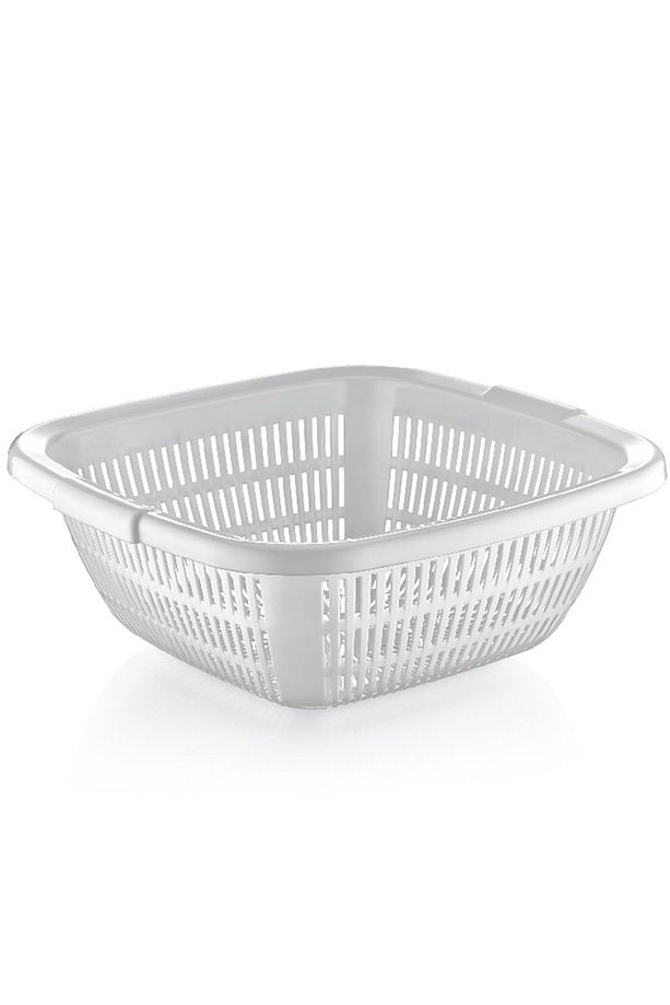 6 Lt Şeffaf Kare Süzgeç Set-10222 - 1