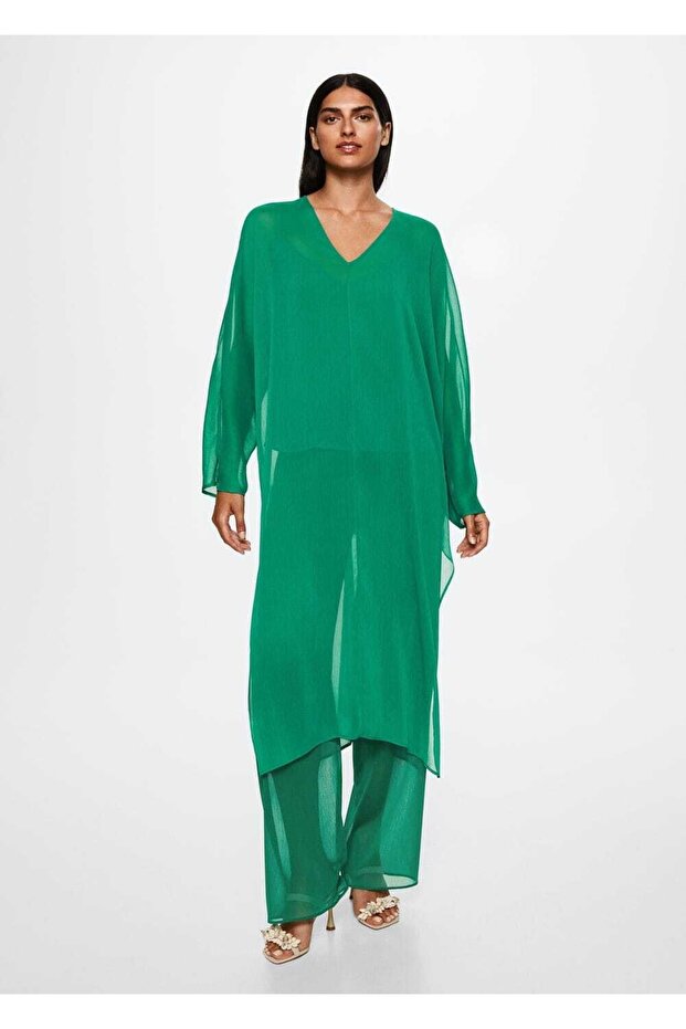 Yarı Transparan Gömlek - 2