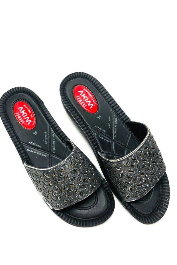Lightweight Anatomical Full Orthopedic Softsole Emerald Straw Padded Slippers Tekband Women's Slippers Women Slippers