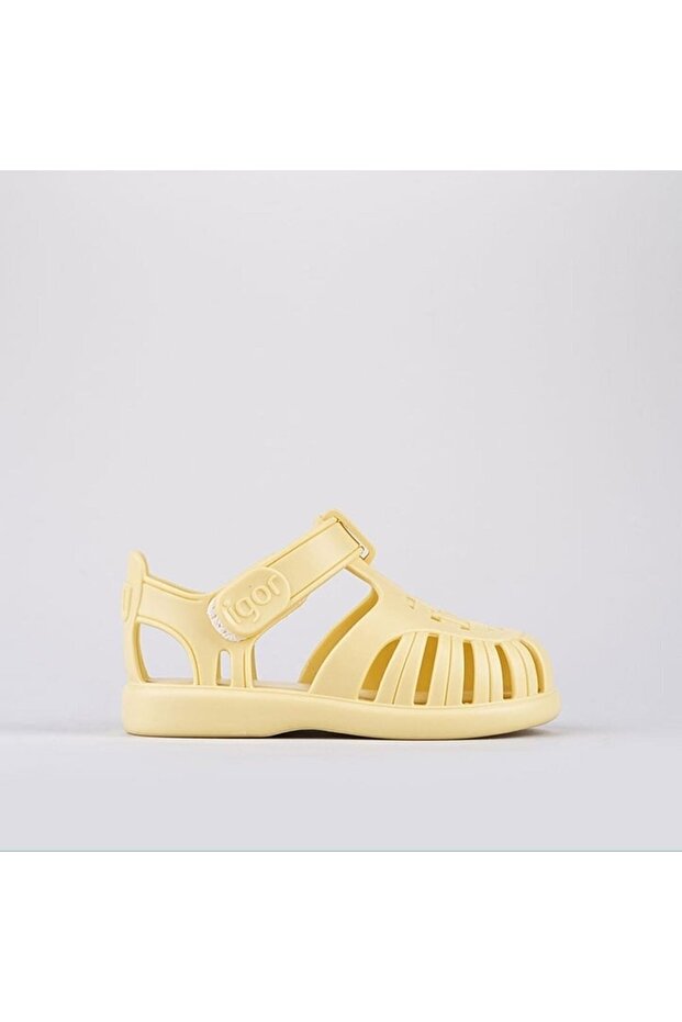 S10271 Sandale pentru copii Tobby Solid Vanilie - 2