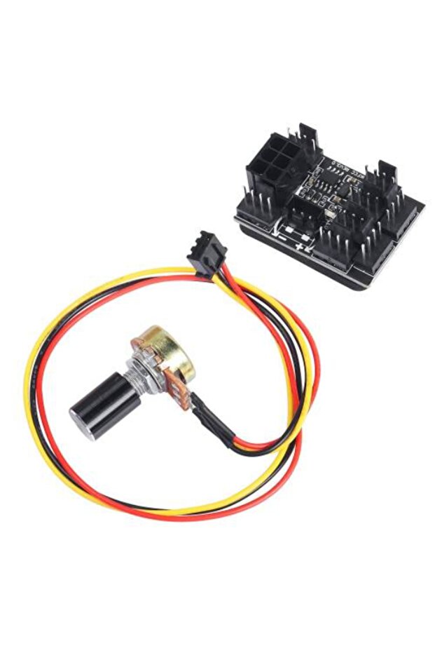 Speed Adjustable Fan Multiplexer Speed Controlled Fan Multiplexer 3 Pin 4 Pin Compatible Fan Multiplier