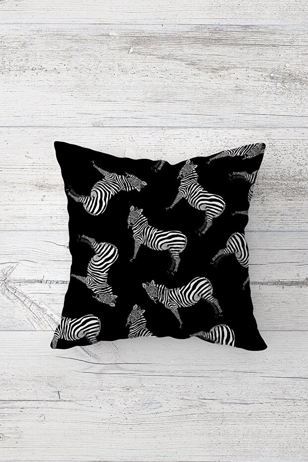 One Side Printed Hidden Zipper Decorative Pillowcase Throw Pillow Case Seat Pillowcase