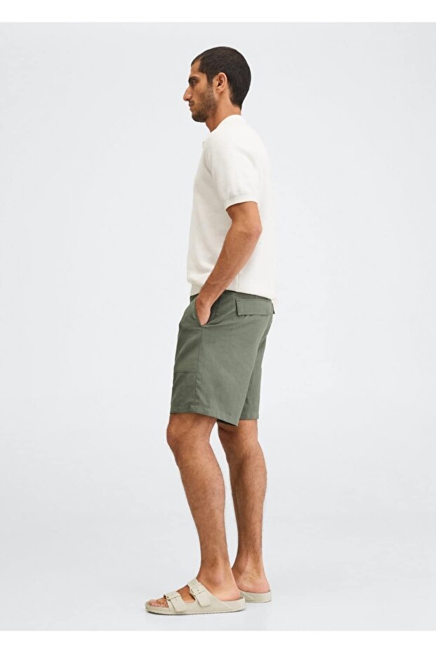 Linen Lyocell Shorts - 7