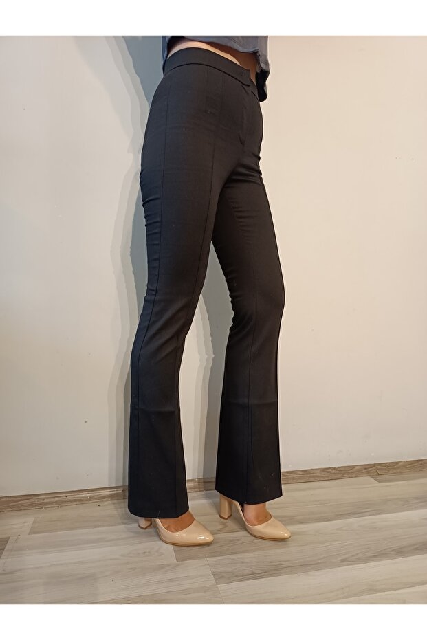 4994 Hafif Ispanyol Pantolon-siyah - 1