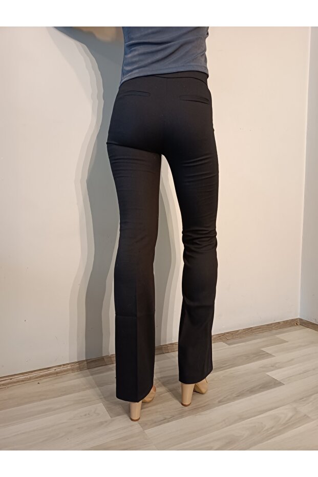 4994 Hafif Ispanyol Pantolon-siyah - 4