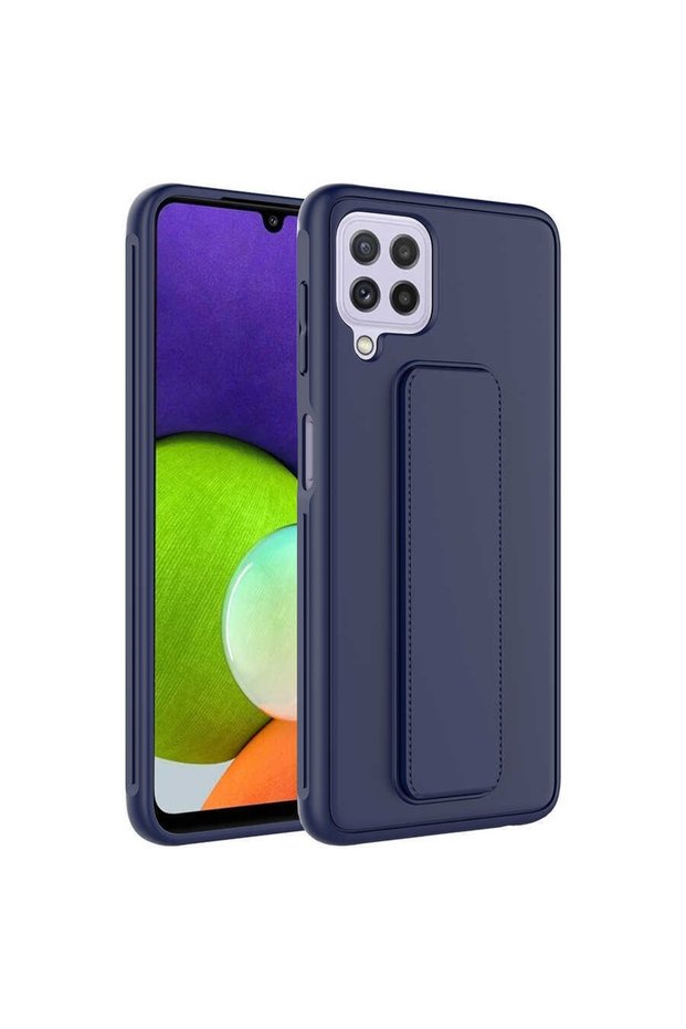 Galaxy M32 Case Colorful Foldable Stand Qstand Cover