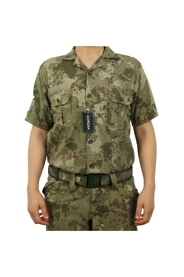 Kısa Kol Yazlık Askeri Gömlek - Asker Gömleği - 1