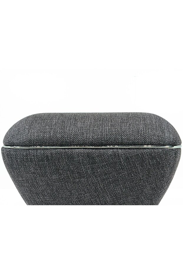 Lulu Puf, Stella Anthracite Silver - 3