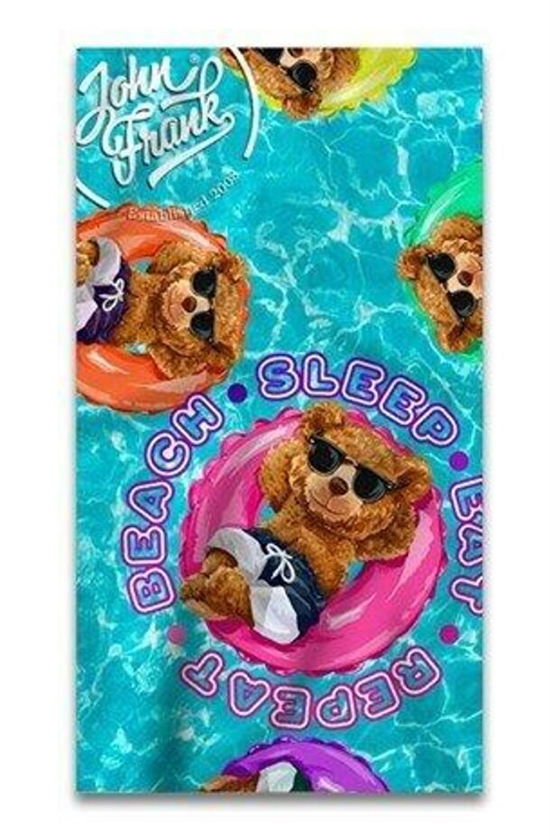 John Frank Floaties Beach Towel - 1