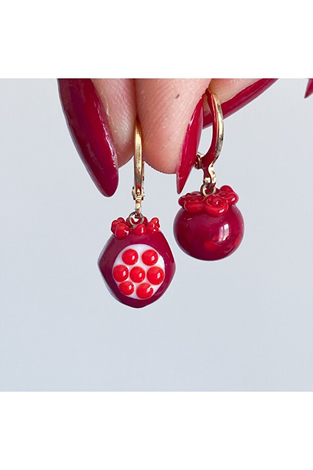 Murano Nar Küpe - 3