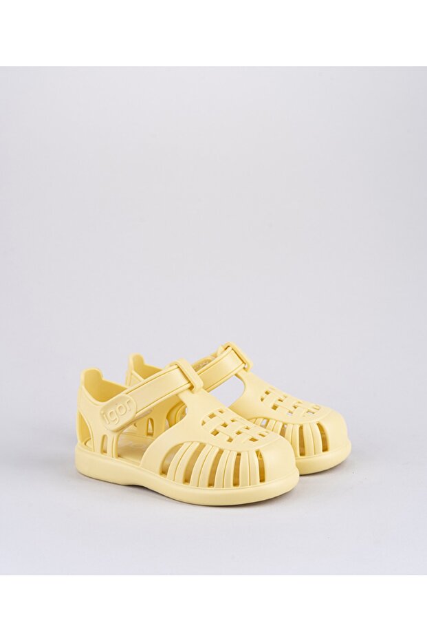 Tobby Solid Vanilla Sandals - 1