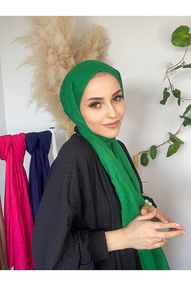 وشاح من الخيزران شال بينيتون الأخضر