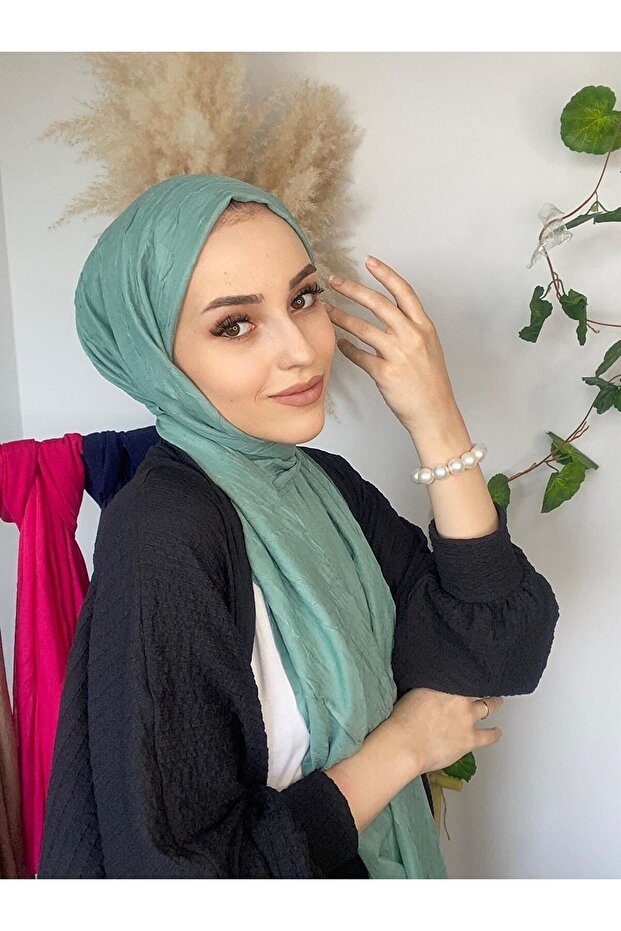 شال من الخيزران، أخضر نعناعي