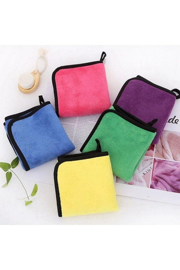 3'lü 60*30 Mikrofiber Havlu Araba Oto Cam Kapı Bezi Hayvan Kurutma Bezi - 3