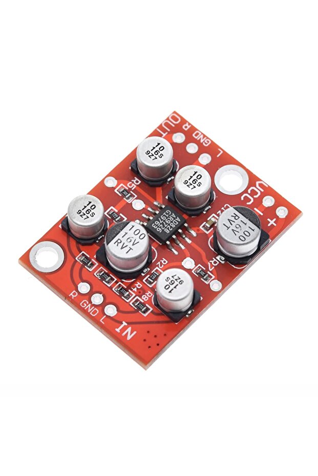 Ad828 Preamp Modül Ses Yükseltici Amfi Stereo Mikrofon Gitar Enstrüman Ses Video Sinyal Ön - 5