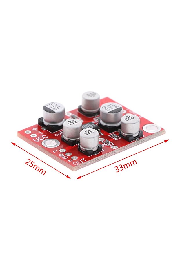 Ad828 Preamp Modül Ses Yükseltici Amfi Stereo Mikrofon Gitar Enstrüman Ses Video Sinyal Ön - 7