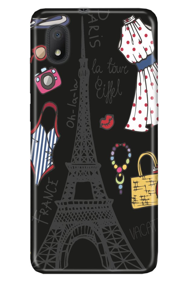 L7 Compatible Case 0.4mm Laser Cut Patterned Silicone - Moda Paris