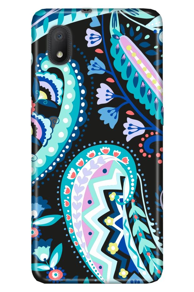 L7 Compatible Case 0.4mm Laser Cut Patterned Silicone - Geo Leaves