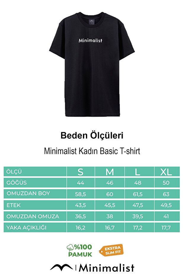 Kadın Pembe Basic T-shirt (SLİM FİT) - 5
