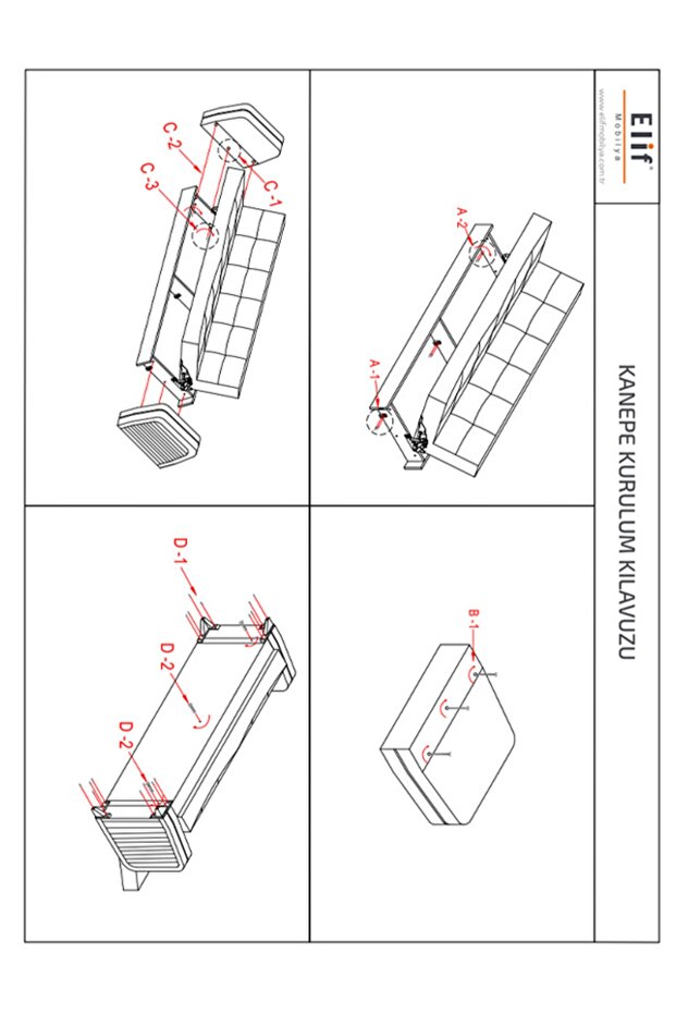 Nova Kanepe Antrasit - 5