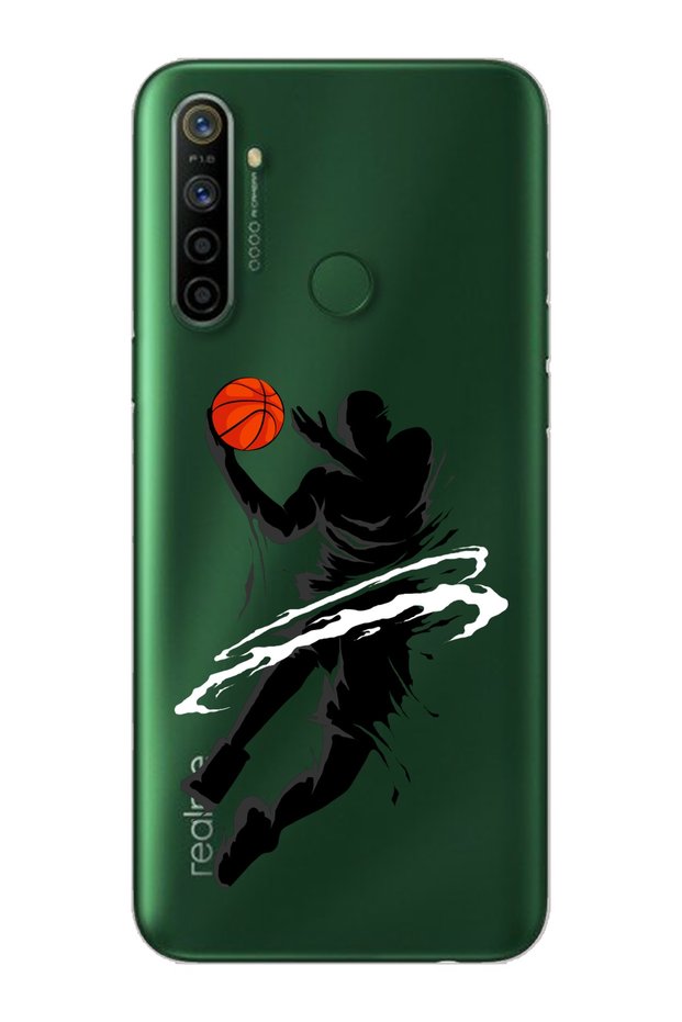 Realme 5I Basketball Player Design Super Transparent Phone Case