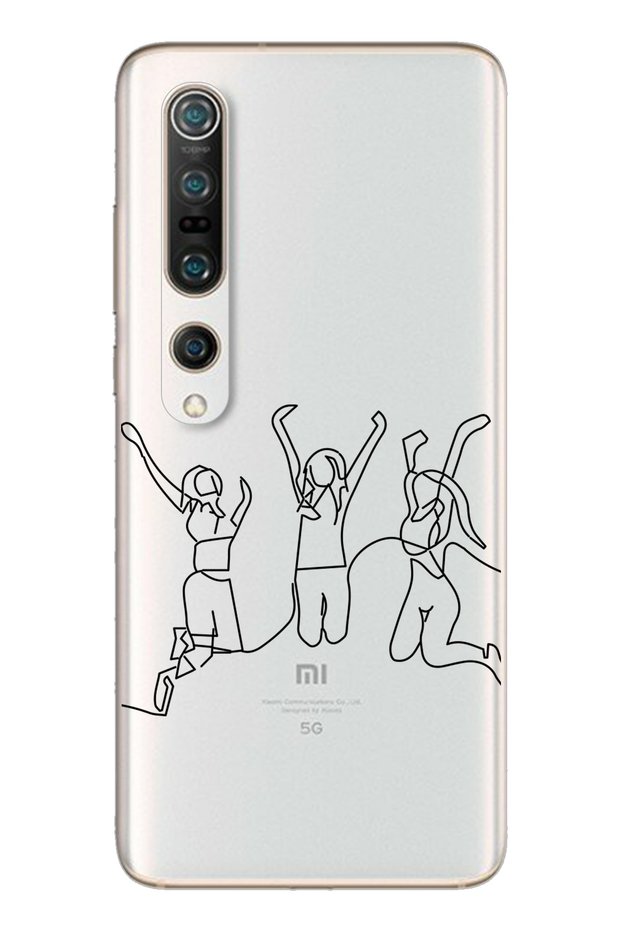 Xiaomi Mi 10 Pro Art Friends Design Super Transparent Phone Case