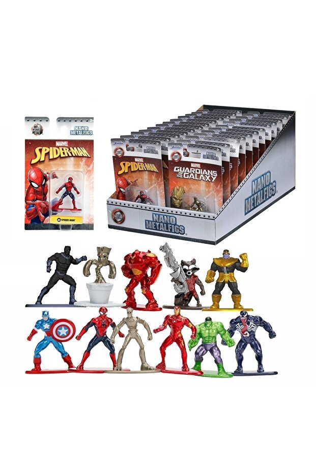 253221000 Marvel Single Pack Nanofigs Figür - 1