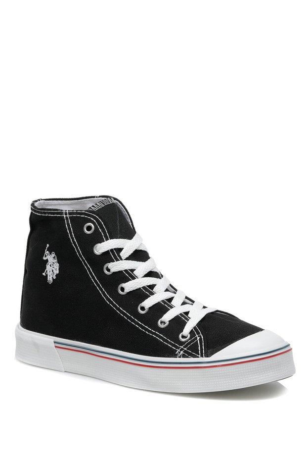 Black Linen Unisex Boots
