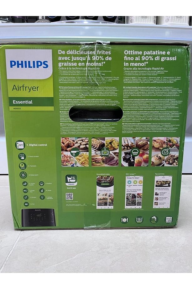 Airfryer L, Yağsız Sıcak Hava Fritözü, 4,1 L, 1400 W, 7 Programlı Dijital Ekran L - 3