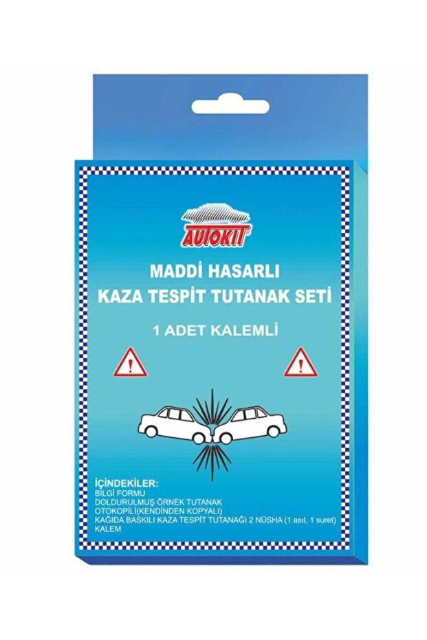 Kaza Tespit Tutanağı - 1