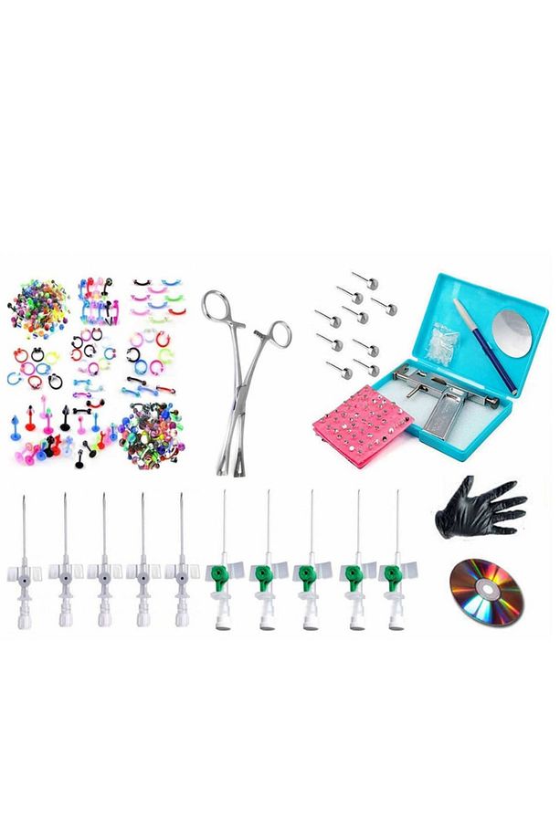 Xlp-349 Full Eksiksiz Proesyonel Piercing Set - Yok Yok - 1