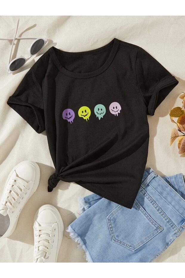Emojis Printed Girl/Boy T-Shirt