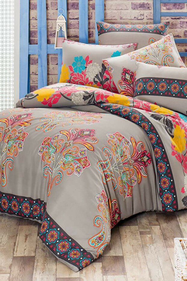 Ranforce Double-Sided Double Duvet Cover Set (Without Sheets) - 1