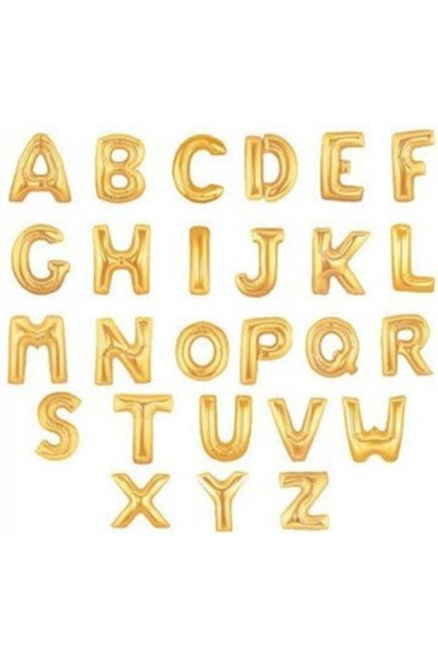 Y Letter Balloon 40 Inch 100 cm Gold Balloon