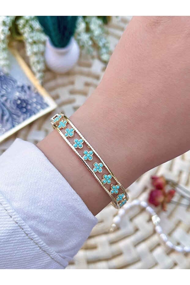 Stone Cuff Bracelet - 1