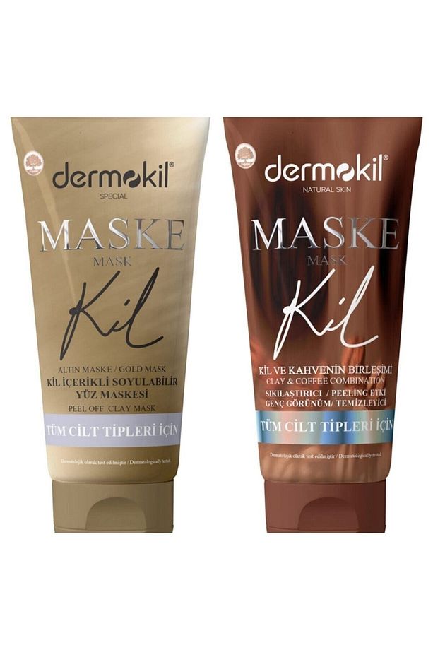 Gold Soyulabilir Ve Kahveli Maske Seti - 1