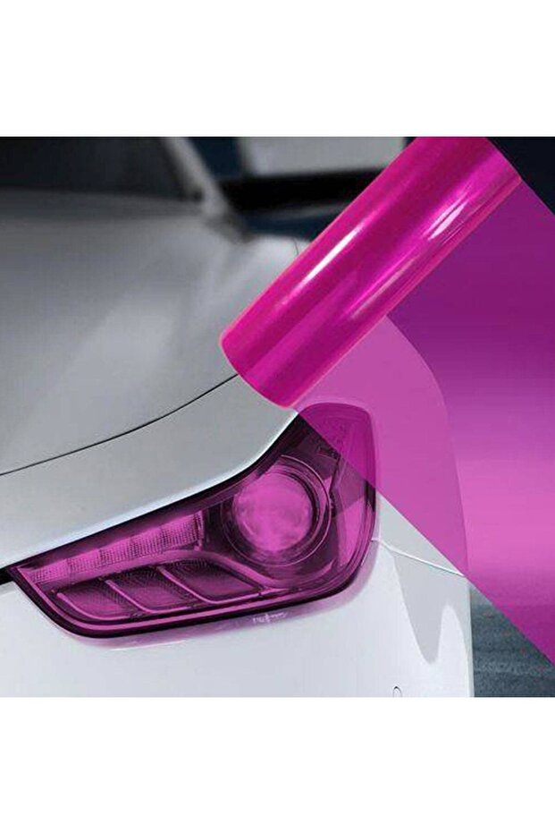 Headlight and Taillight Film 30 cm x 1 meter Pink (Compatible)