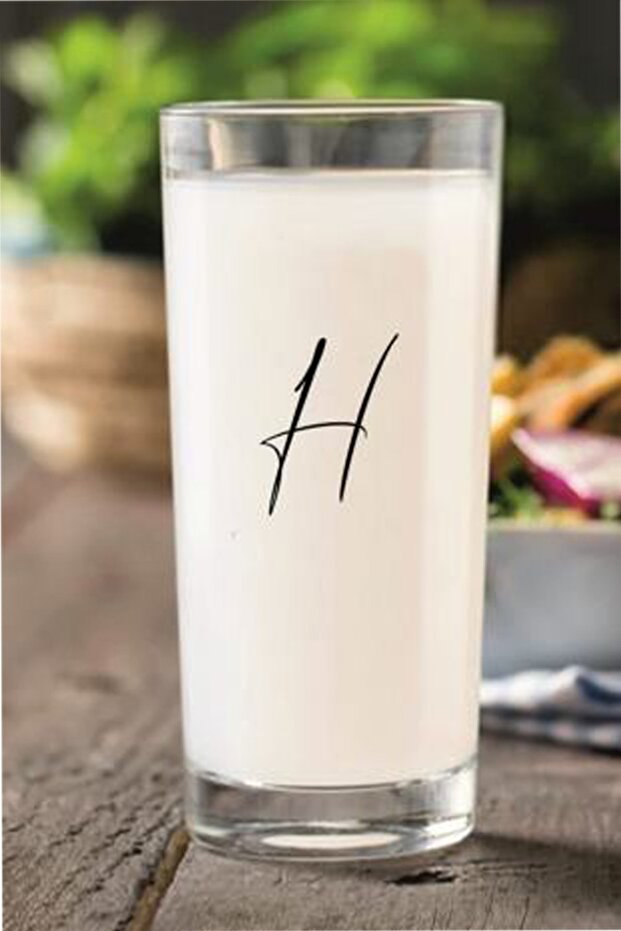 Letter H Glass