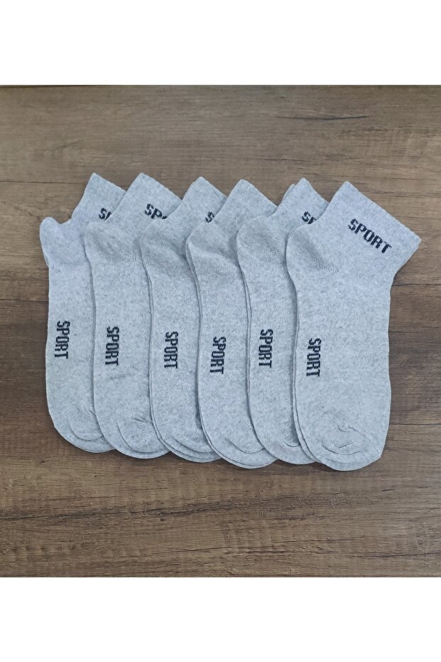 Men's 6-Piece Half Conch Sports Socks Economical