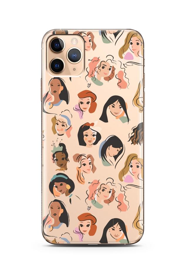 iPhone 11 Pro Max Super Transparent Phone Case with Disney Girls Design