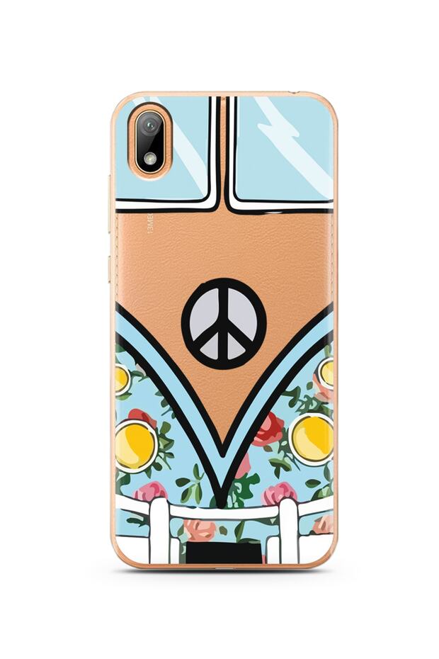 Huawei Y5 2019 Blue Wosvos Design Super Transparent Phone Case