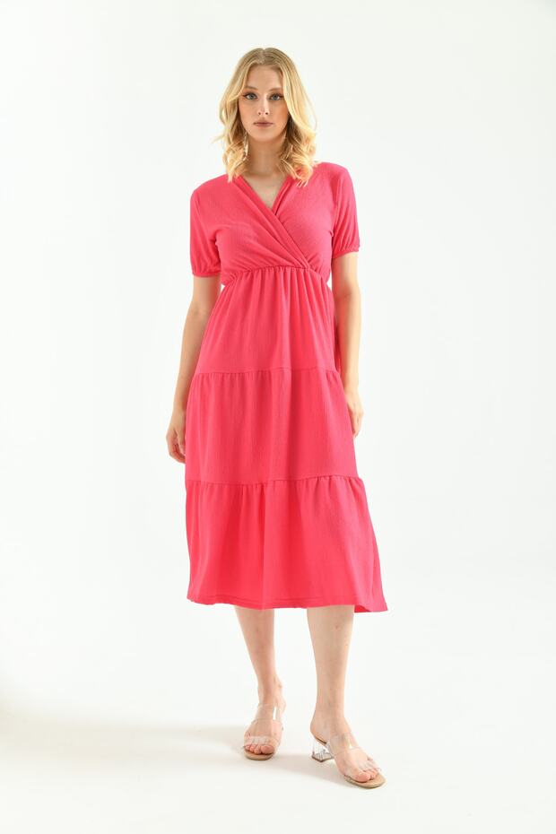 Women's V-Neck Maxi Length Dress
